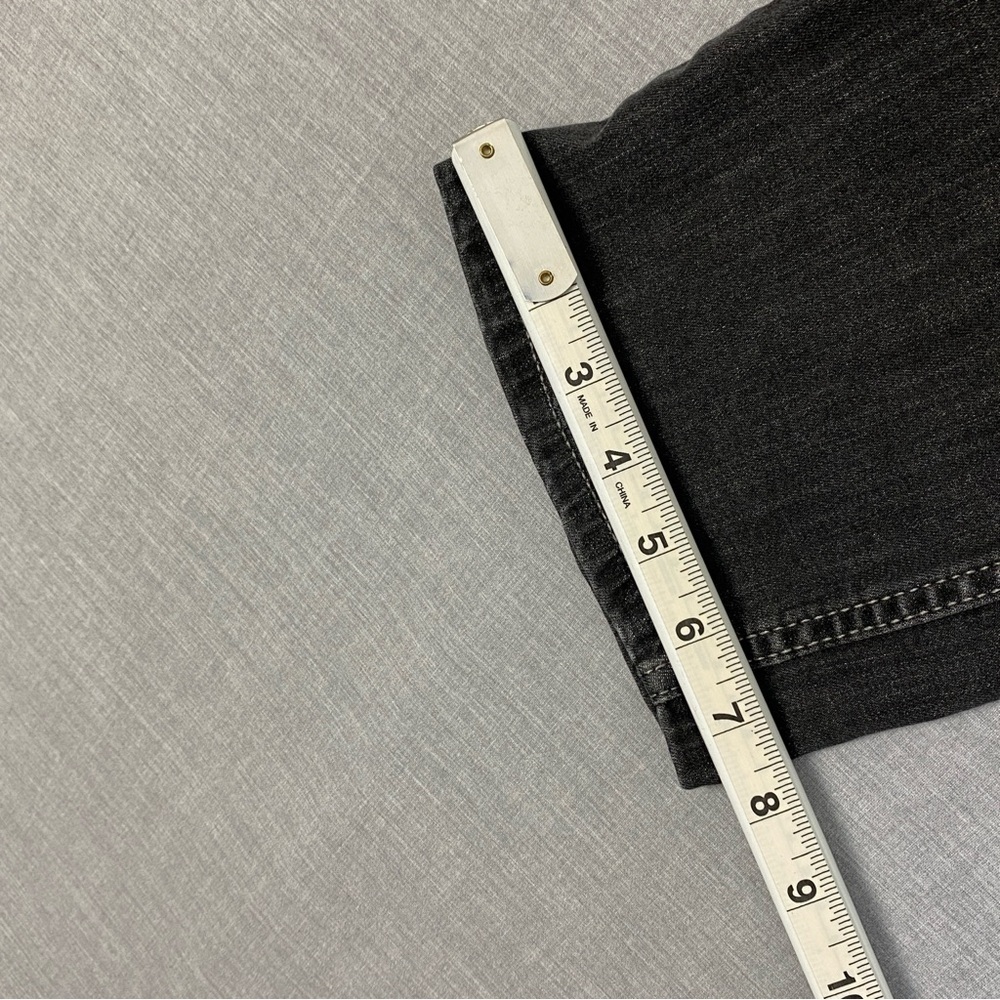 Denver Hayes Classic Jeans Mens 30W Black Denim Straight Leg Factory Fade - Picture 11 of 11